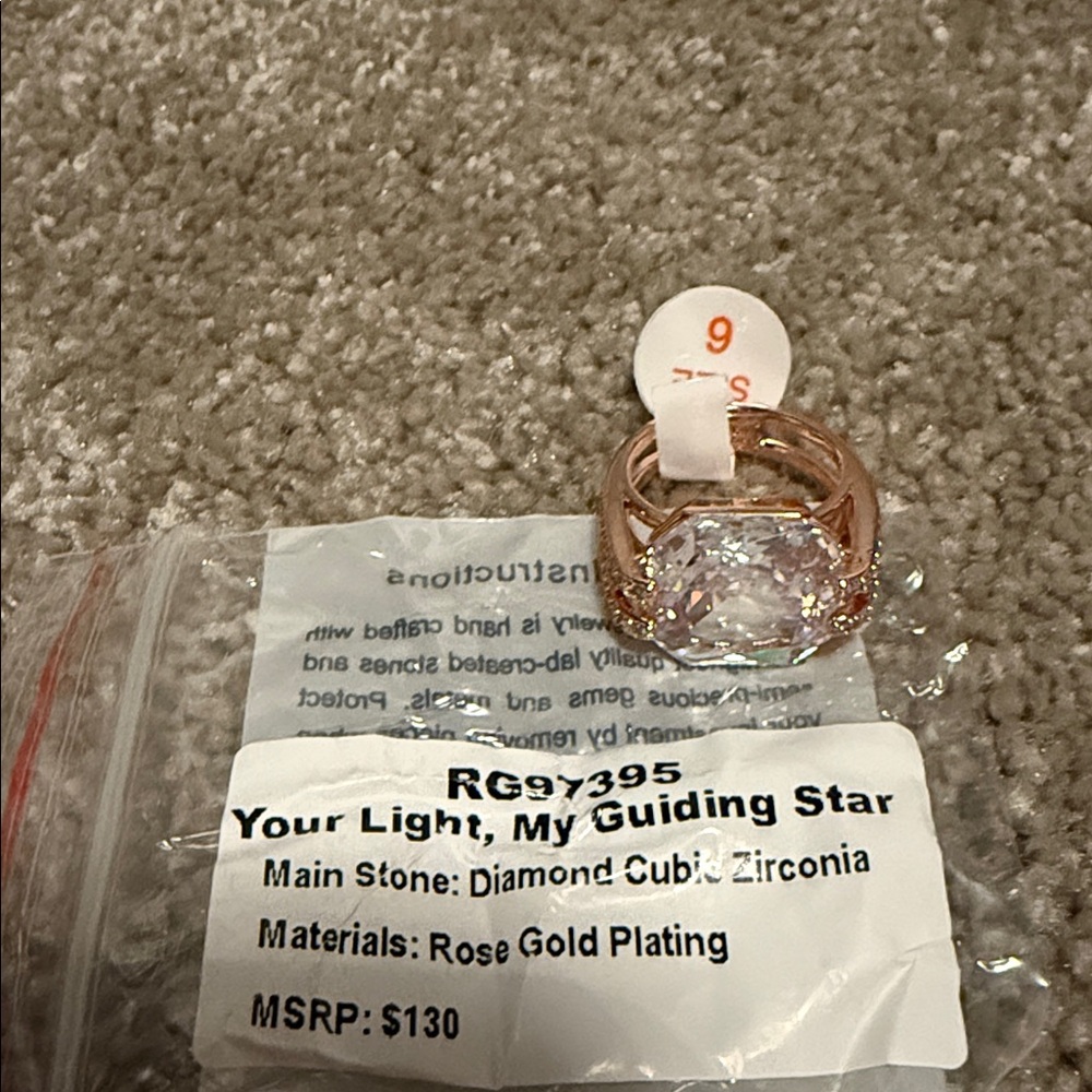 Your Light, My Guiding Star Rose Gold Ring